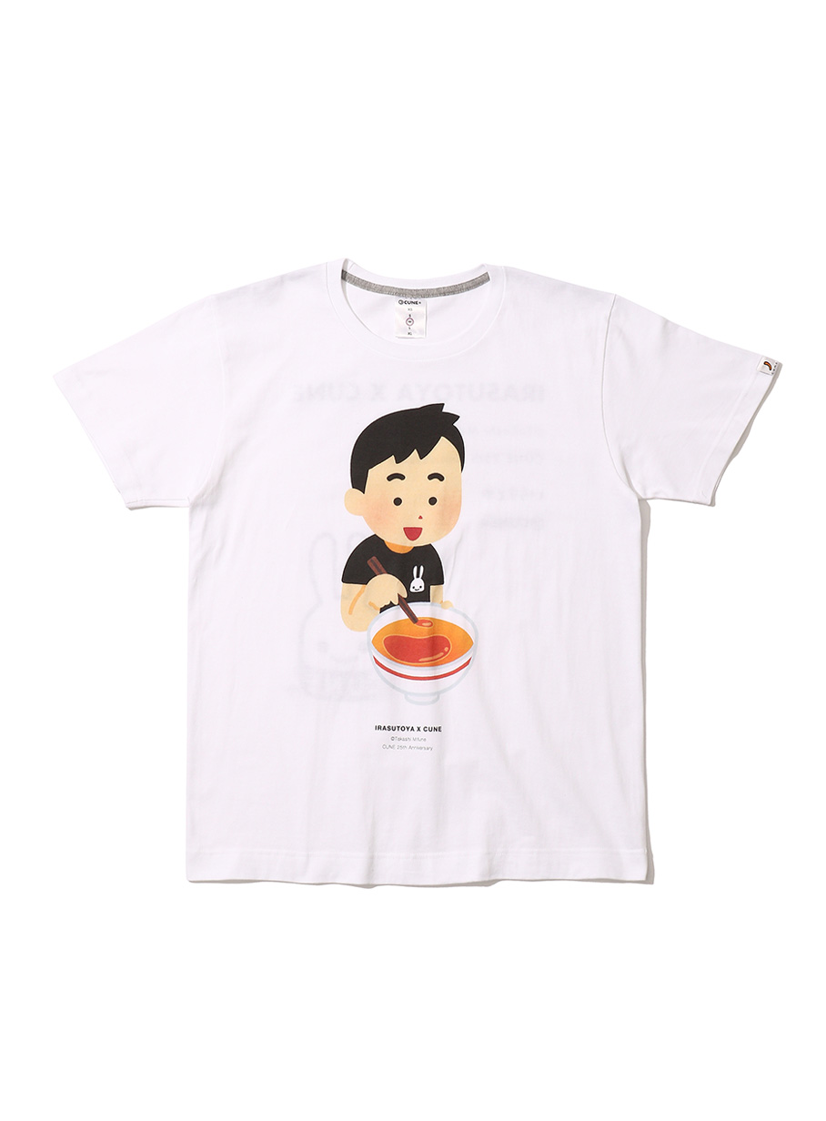 25th Collab T Shirts いらすとや ラーメンの油をまとめる人のイラスト ウサギがいる Cune Online Store 25th Collab T Shirts いらすとや ラーメンの油をまとめる人のイラスト ウサギがいる Cune Online Store