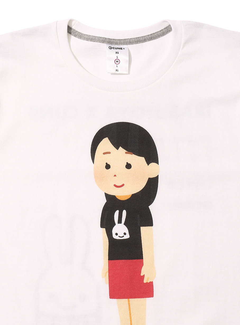 25th Collab T Shirts いらすとや 斜めから見た立つ人のイラスト 女性 ウサギがいる Cune Online Store 25th Collab T Shirts いらすとや 斜めから見た立つ人のイラスト 女性 ウサギがいる Cune Online Store