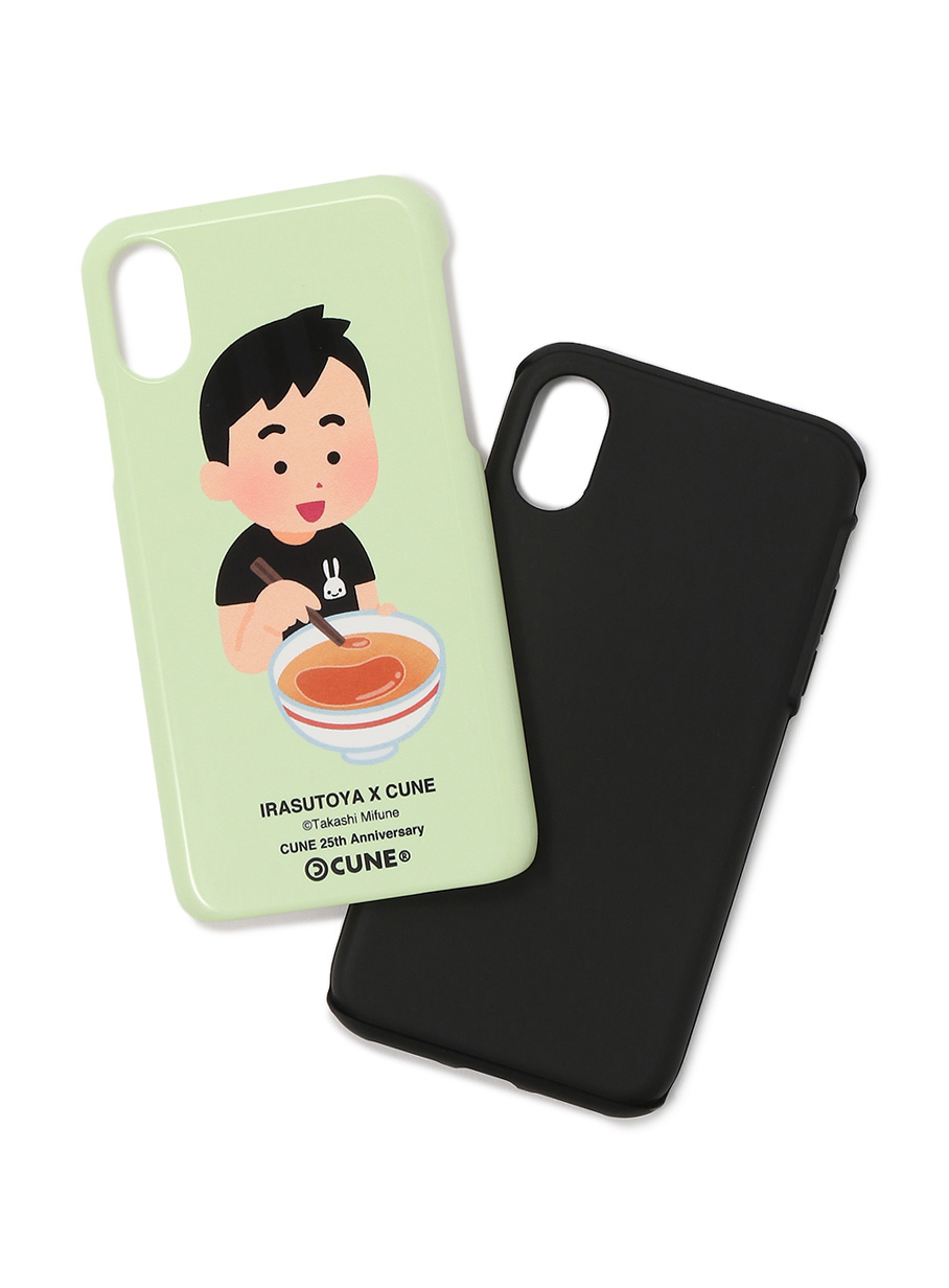 25th Collab Iphone Cover X Xs いらすとや ラーメンの油をまとめる人のイラスト ウサギがいる Cune Online Store