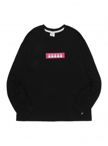 CUNE L/S Tee スクエア文章
