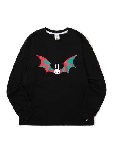 L/S Tee コウモリ