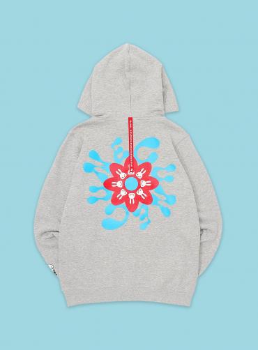 犬と人 人のPULL PARKA フラワー