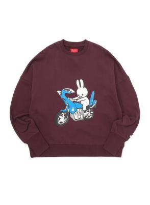 ポーチ付きエナメル ボストンバッグ 復刻版｜ウサギがいる｜CUNE