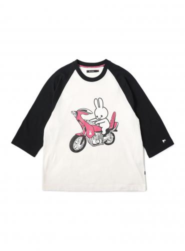 ラグランTシャツ バイクとうさちゃん