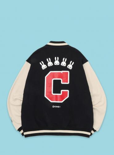 犬と人 人のスウェットスタジャン BIG C