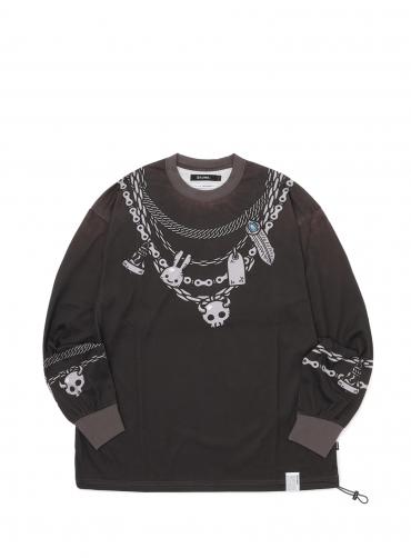 アクセジャラジャラロングスリーブカットソー