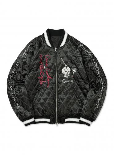 バイク＆シガレッツ リバーシブルスカジャン