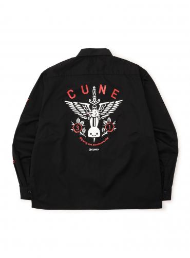 31st ANNIV ロングスリーブワークシャツ 鷲