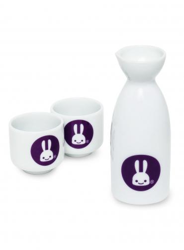 丸とウサギのとっくりとおちょこ2個