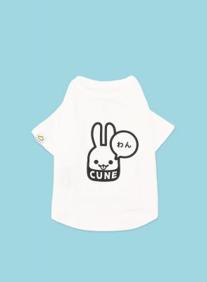 発泡プリントショルダートートバッグ S｜ウサギがいる｜CUNE ONLINE STORE