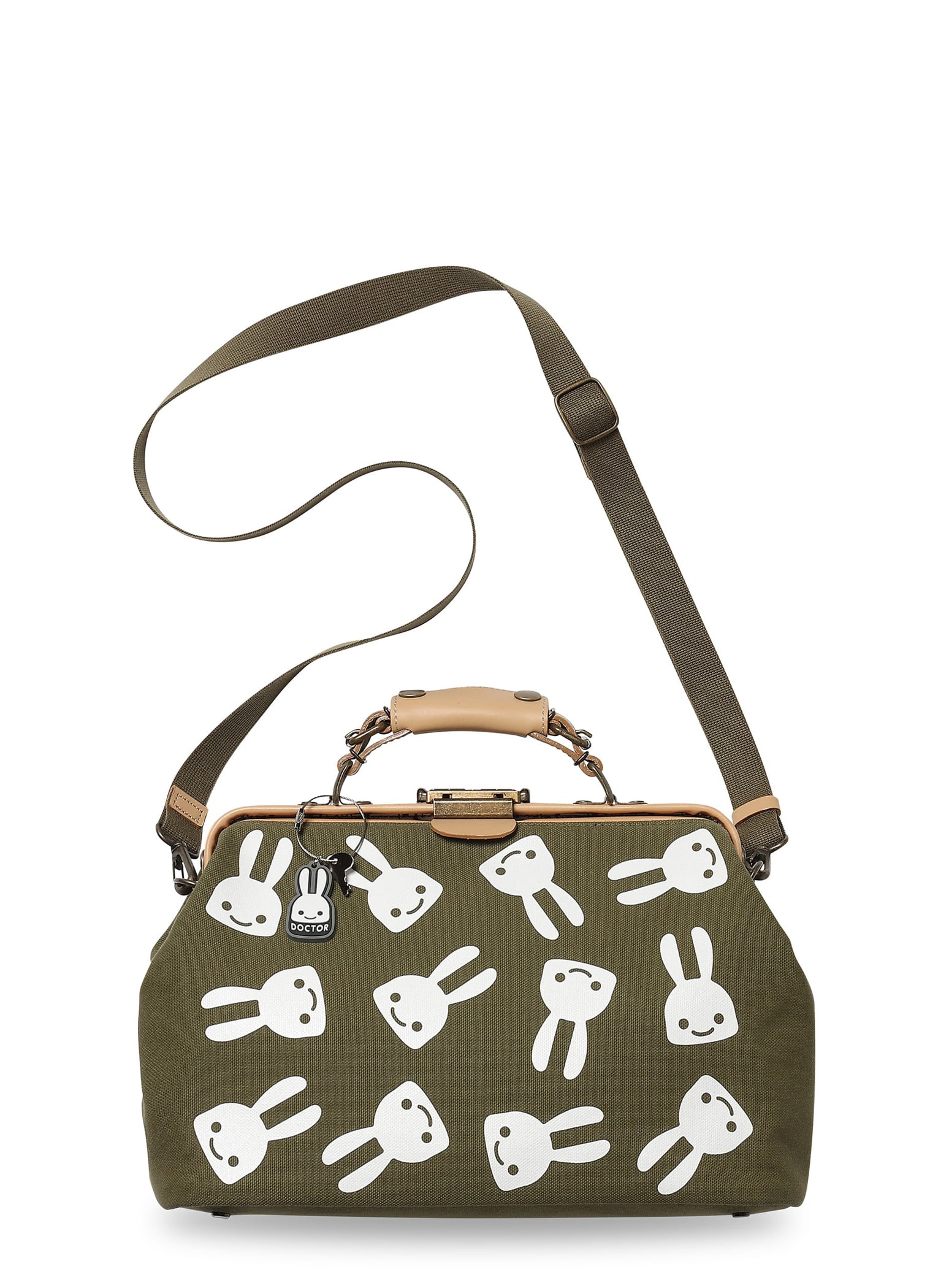 帆布のお医者さんバッグ ウサギがいる Cune Online Store 帆布のお医者さんバッグ ウサギがいる Cune Online Store