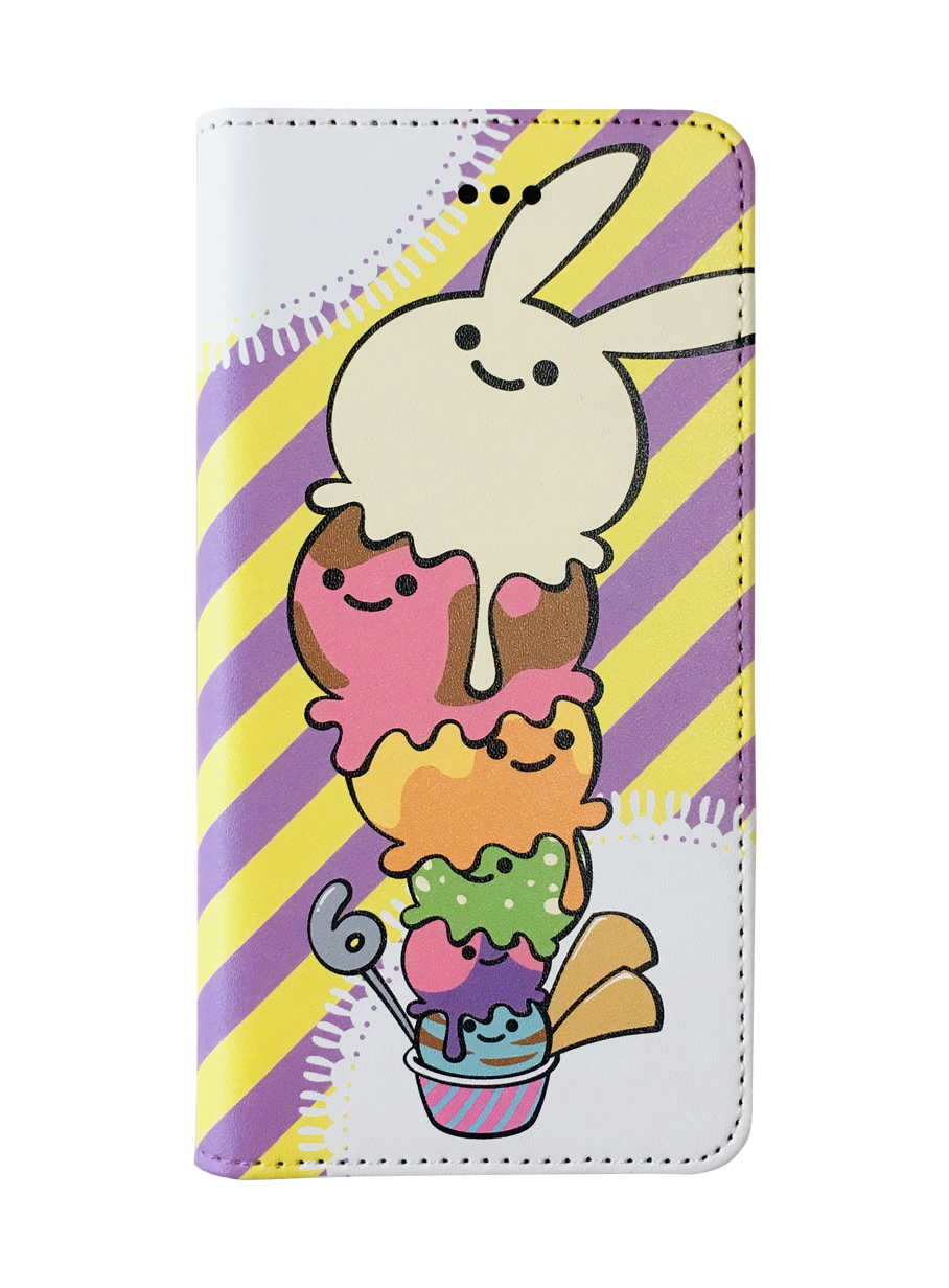 6th Anniv 手帳型iphoneケース 6段アイス ウサギがいる Cune Online Store 6th Anniv 手帳型iphoneケース 6段アイス ウサギがいる Cune Online Store