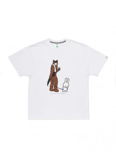 オリバーな犬 COLLAB T-SHIRTS うさちゃんとオリバー