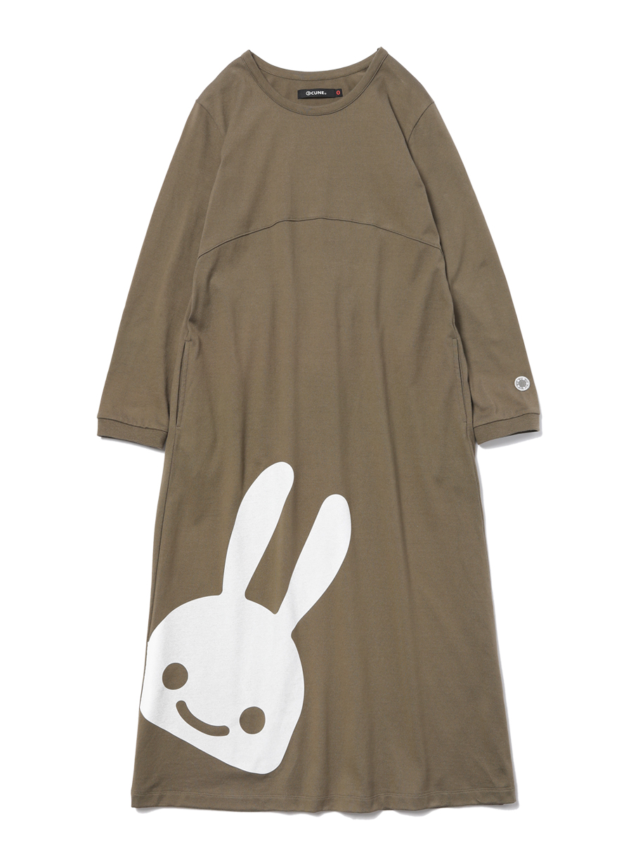 後ろにギャザーワンピース ウサギがいる Cune Online Store 後ろにギャザーワンピース ウサギがいる Cune Online Store