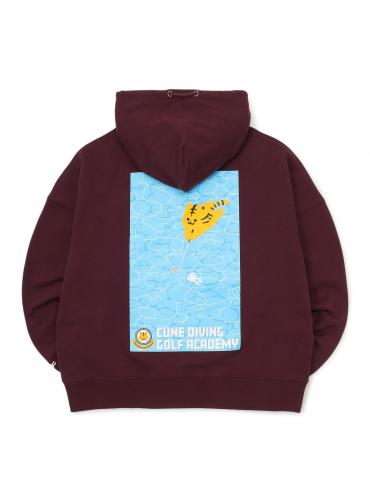 ヘヴィウェイトジップビッグパーカー CUNEダイビングゴルフアカデミー