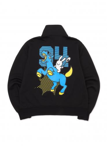 スタンドジップジャージ 乗馬バトミントン