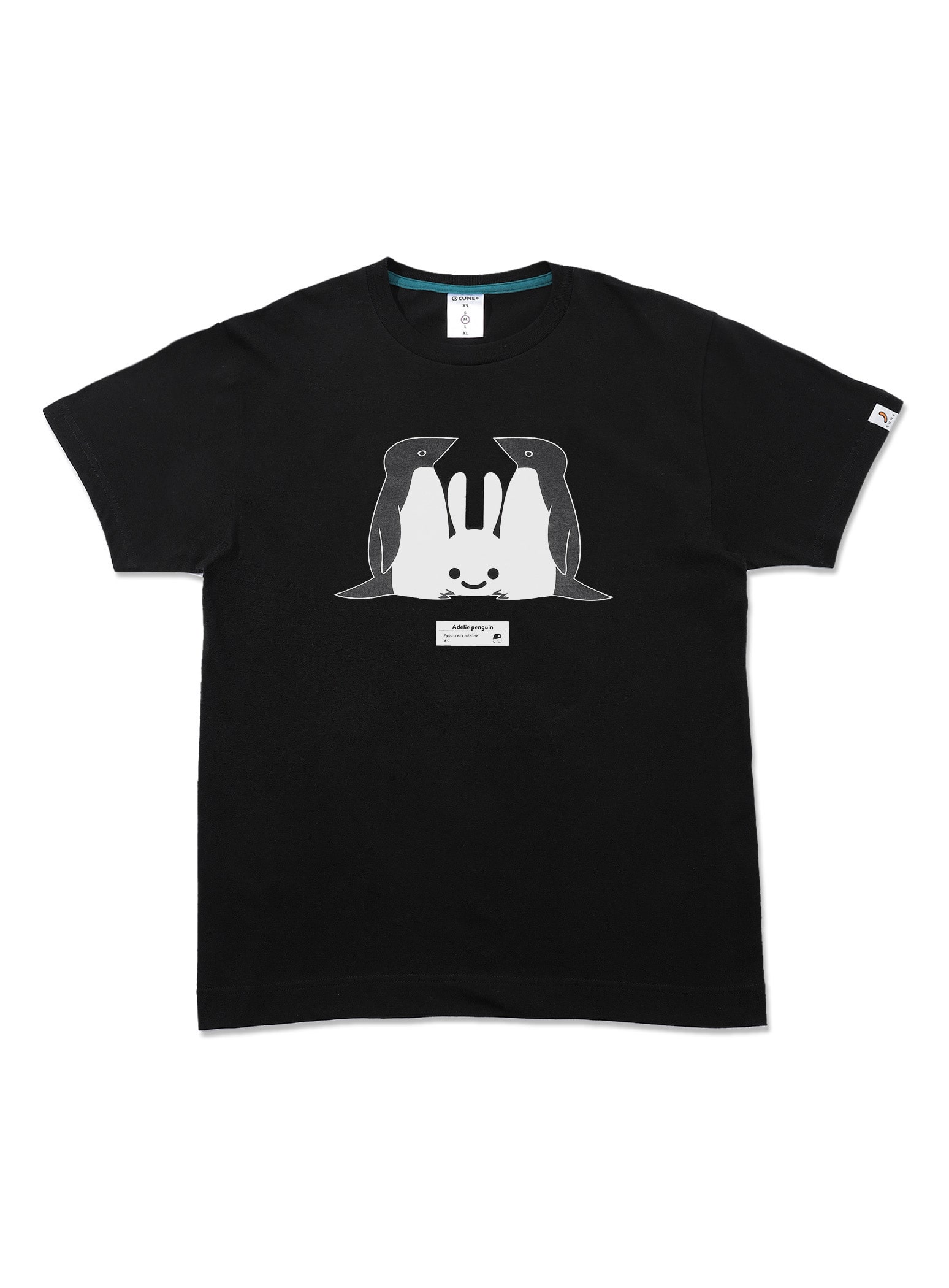 水族館のおみやげtシャツ アデリーペンギン ウサギがいる Cune Online Store 水族館のおみやげtシャツ アデリーペンギン ウサギがいる Cune Online Store