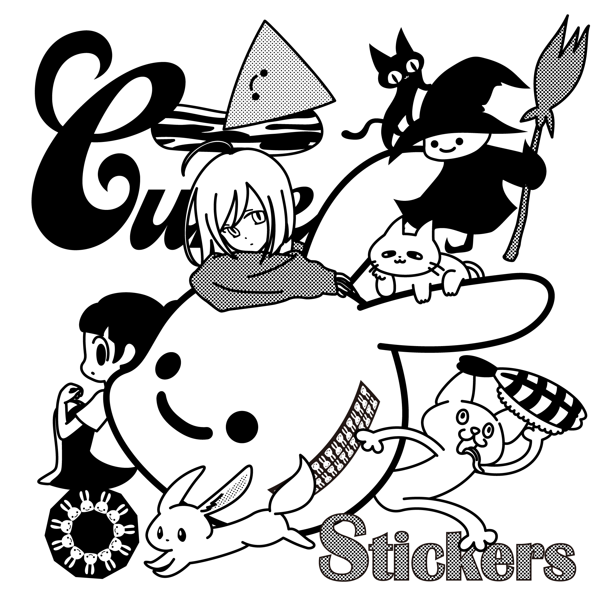 ステッカーTシャツ