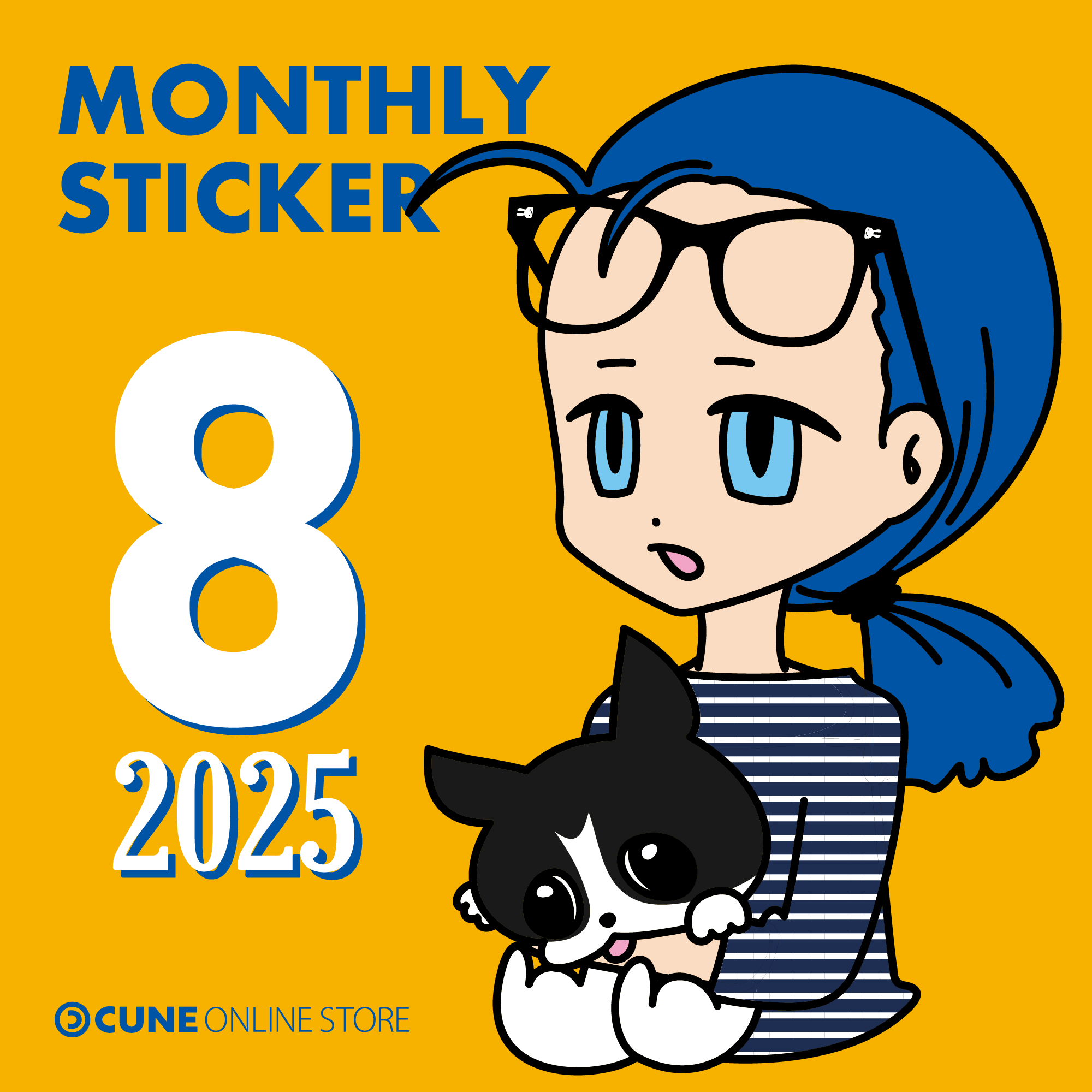 MONTHLY STICKER AUG 2025