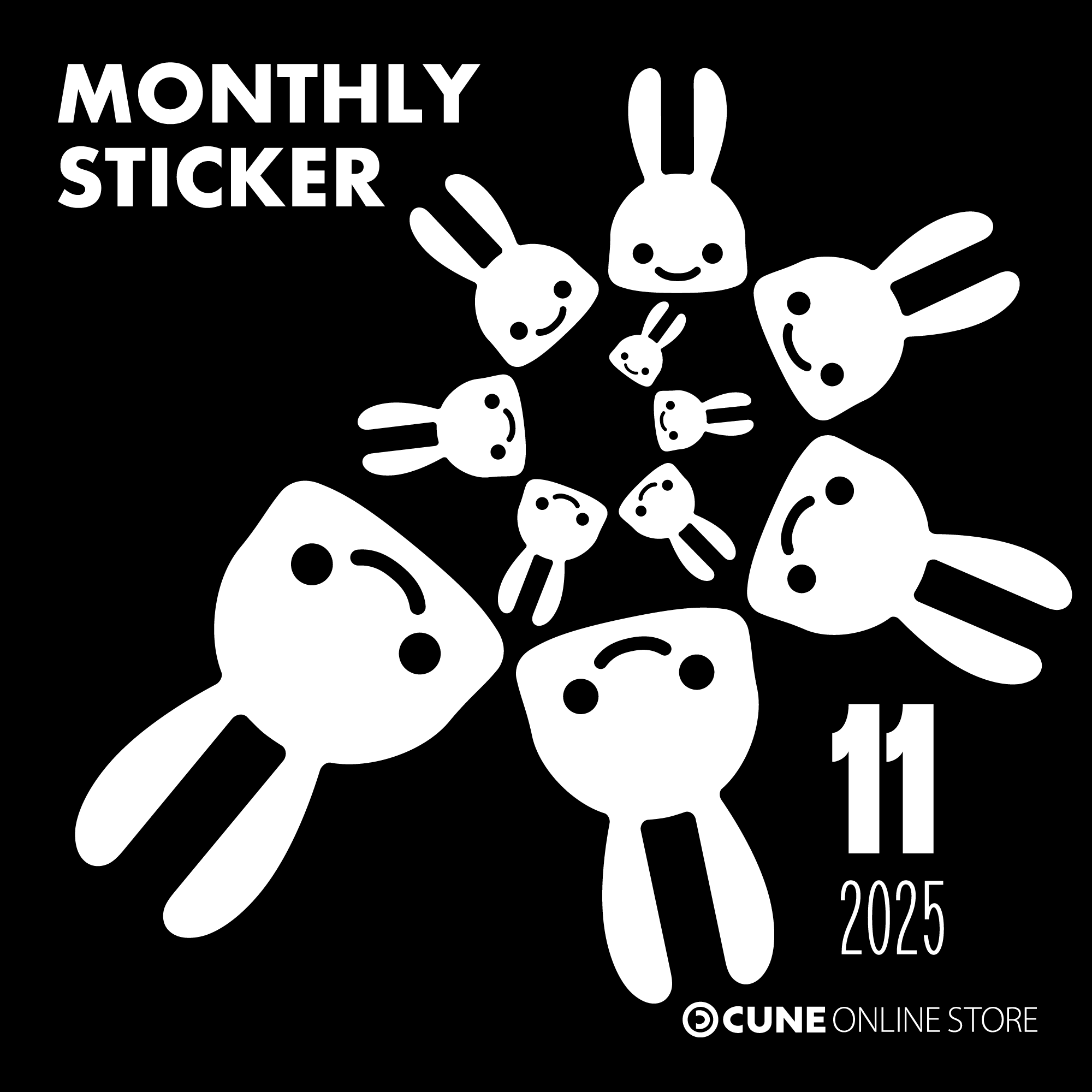 MONTHLY STICKER NOV 2025
