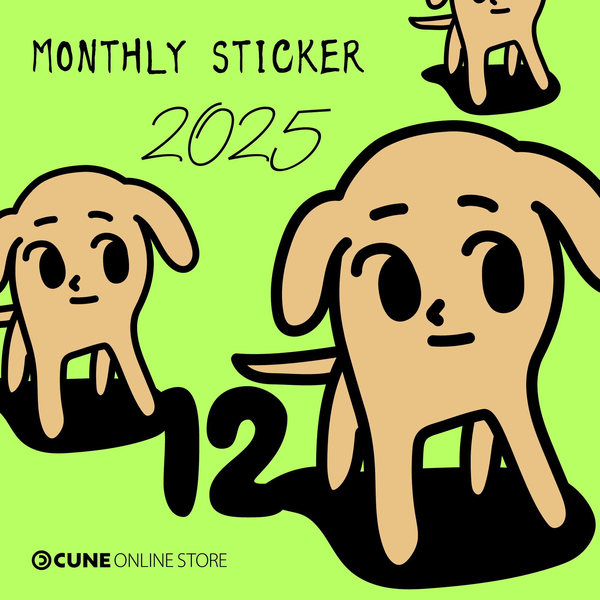 MONTHLY STICKER DEC 2025
