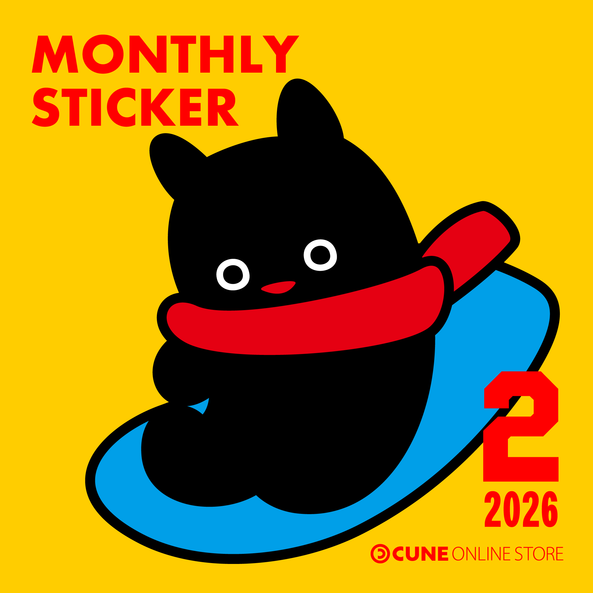 MONTHLY STICKER FEB 2026