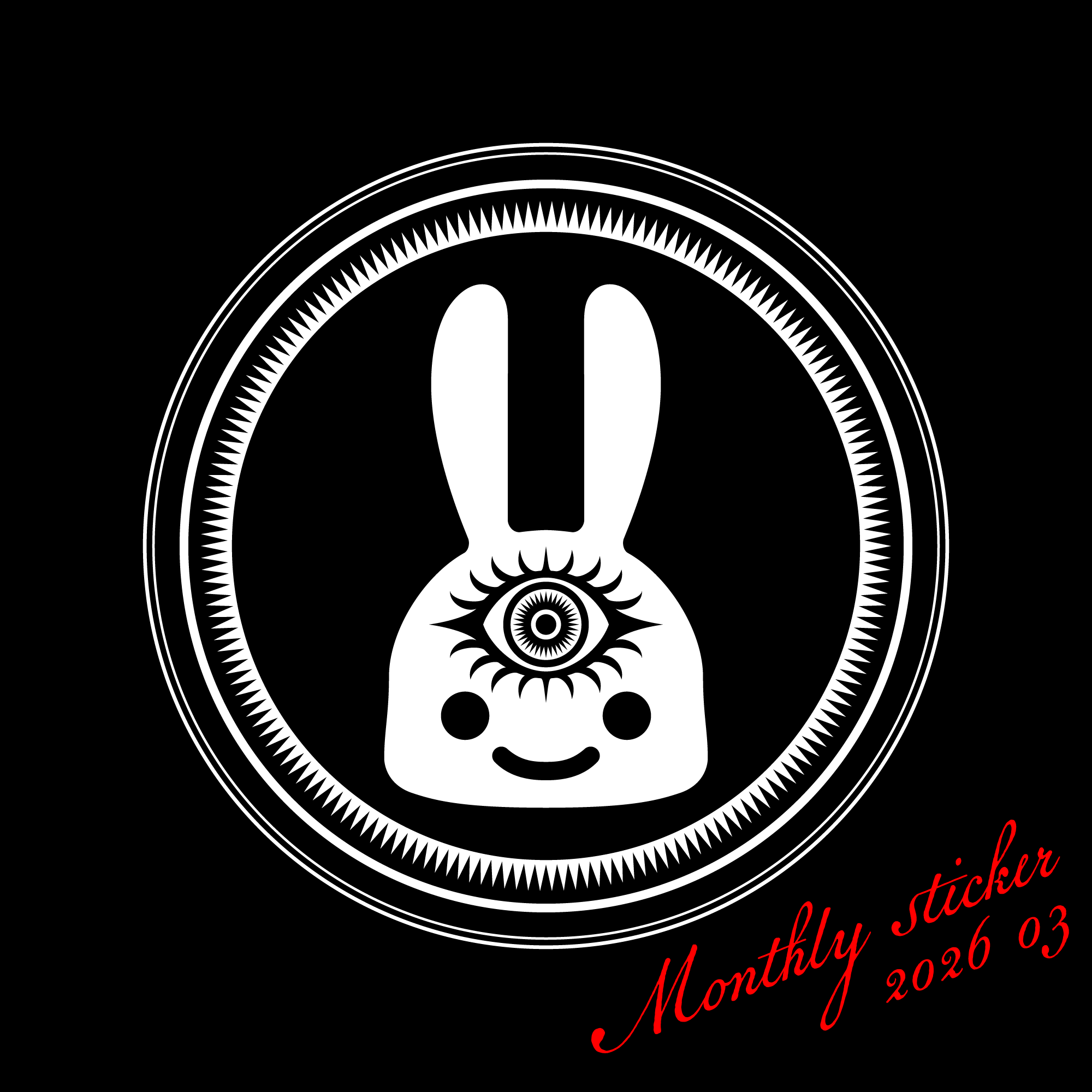 MONTHLY STICKER MAR 2026